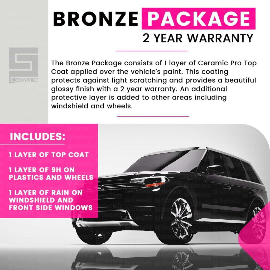 The Bronze Package ct detailing ceramic coating louisville ky